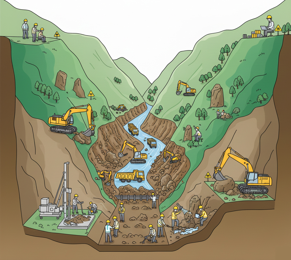 基礎掘削・基礎処理