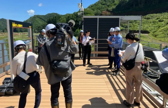 報道機関向け鳥海ダム見学施設説明会開催！
